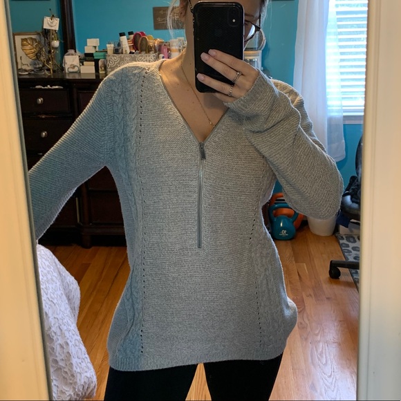 New York & Company gray sweater - Picture 2 of 3